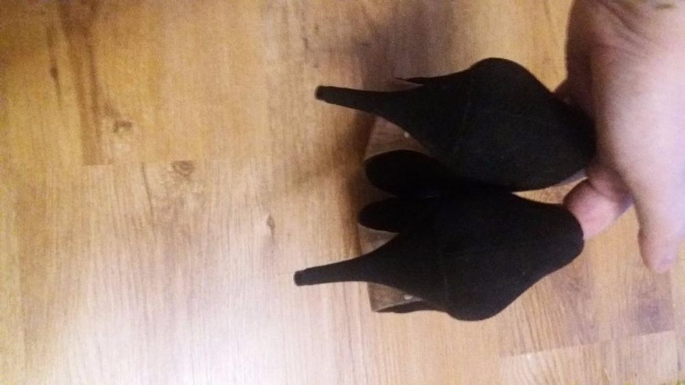 buty szpilki tamaris czarne nowe tanio