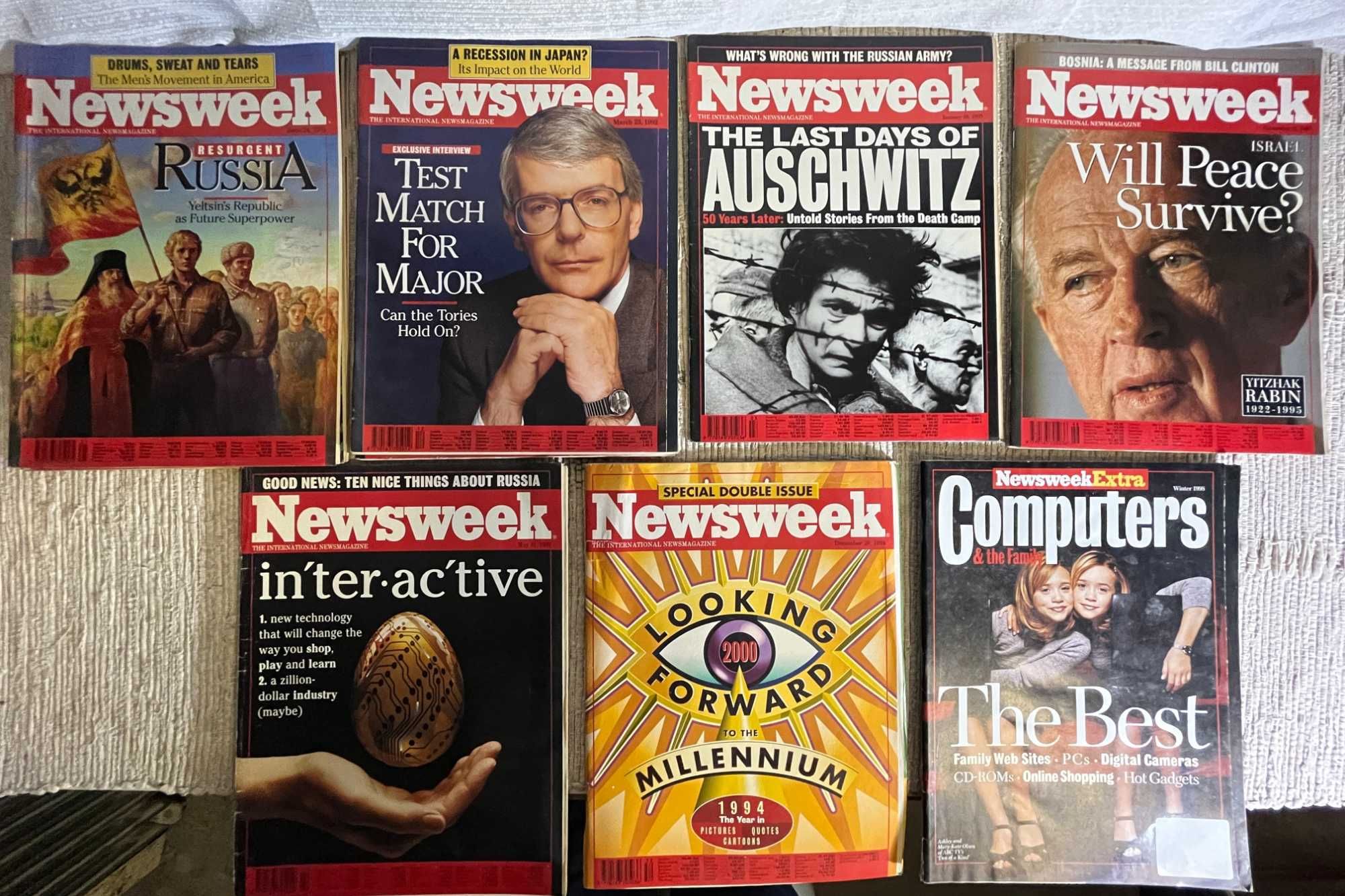 Lote 33 revistas Time+11 Newsweek + 5 The Economist + 5 variadas - 20€