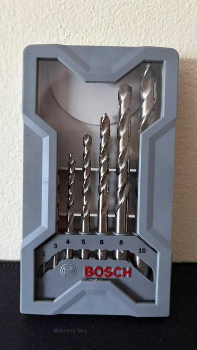 Conjunto BOSCH de 7 brocas para metal *Novo