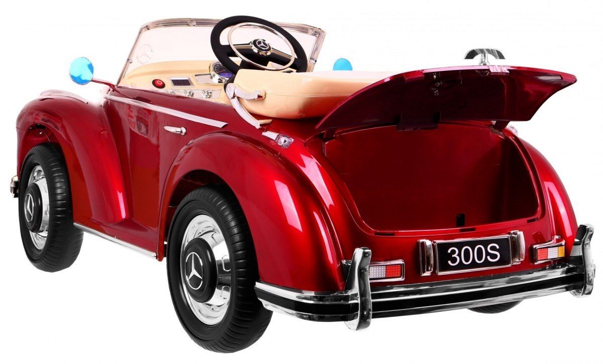 Pojazd Mercedes Benz 300S Retro Lakier Czerwony