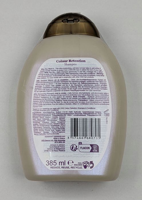 Ogx Colour Care Shampoo Šampon Pro Barvené Vlasy 385 Ml Opis!!