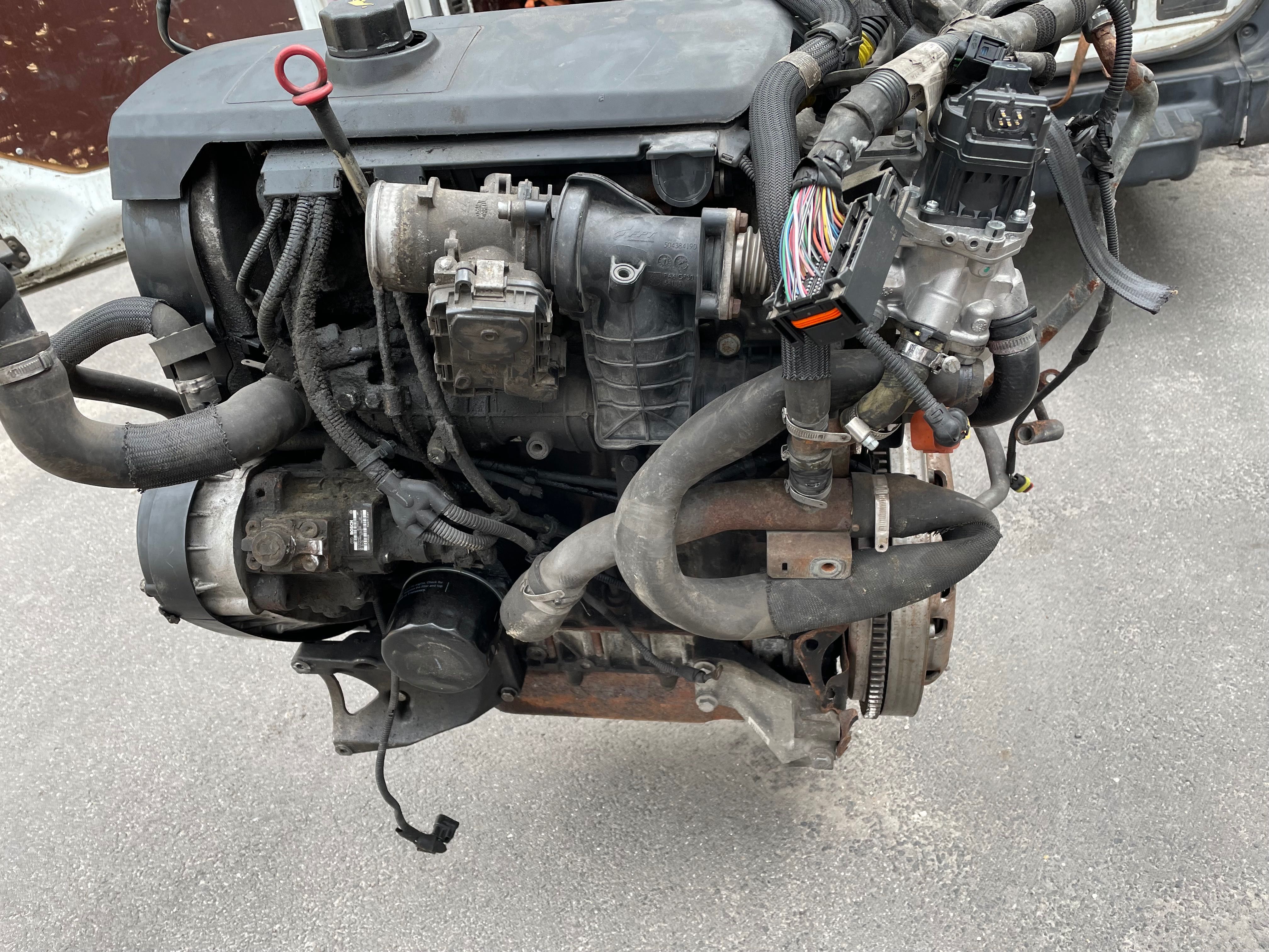 FIAT DUCATO 2.3 EURO 6 silnik kpl + układ paliwowy