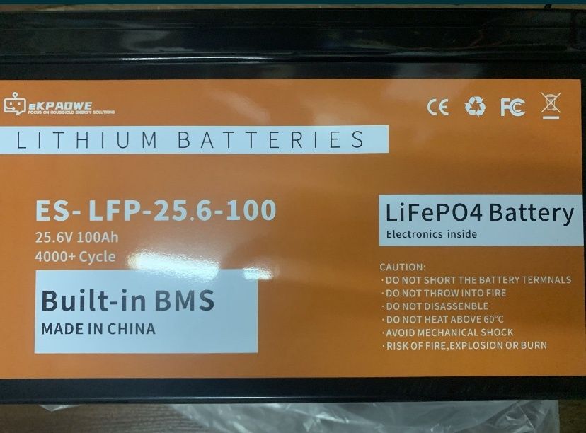 Гибридный инвертор Anenji 4Квт 24V аккумулятор 24v100amh lifepo4