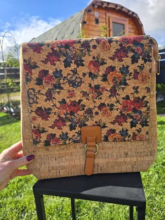 Francis duży plecak miejski z korka, Eco, unikat