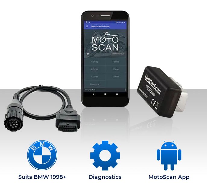 Motoscan profissional - reset service motas BMW