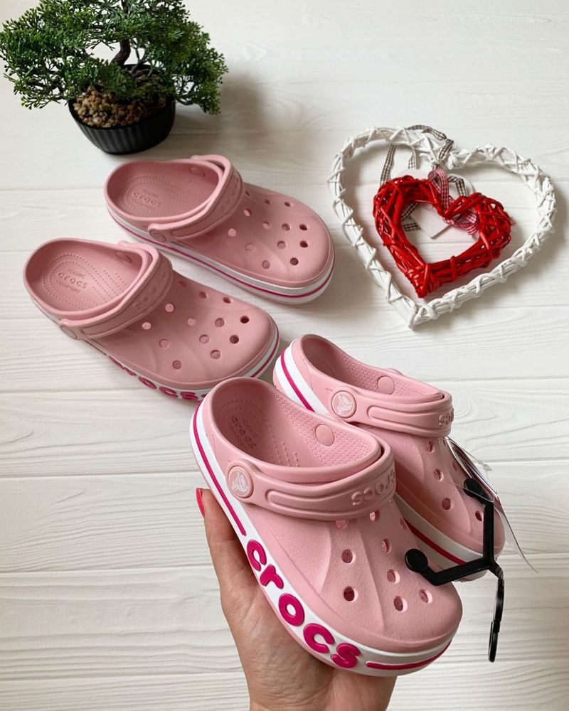 Дитячі крокси оригінал crocs сабо bayaband кроксы на девочку 23 - 35