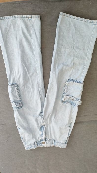 Reserved jeansy 152 bojówki