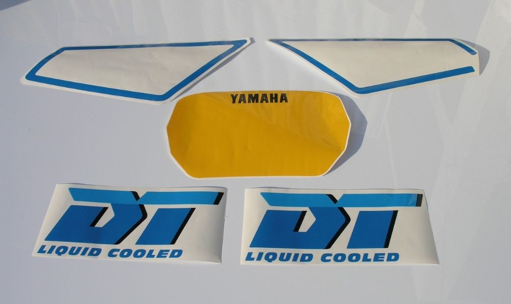 Autocolantes Yamaha DT50 LC vintage stickers decalS