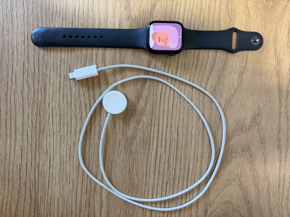 Apple watch seria 7 czarny series 7 41mm gps + cellular