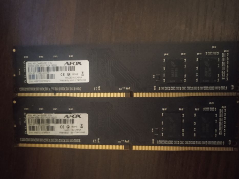Оперативная память ddr4 две планки по 4g