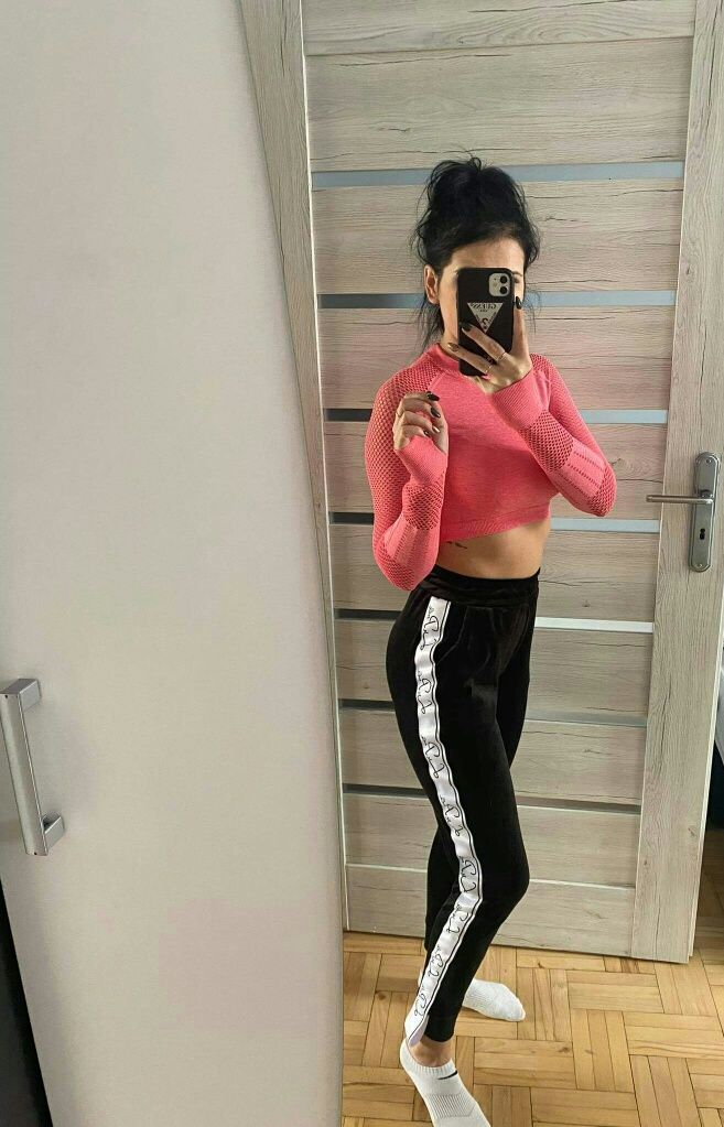 bluzka top do ćwiczeń gym siłownia elastyczna do biegania s m nowa