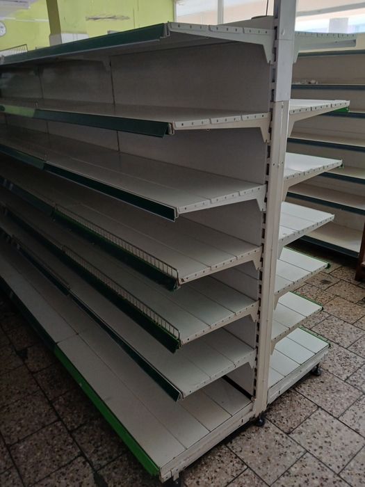 Regały metalowe gondole i przyścienne. Okazja.