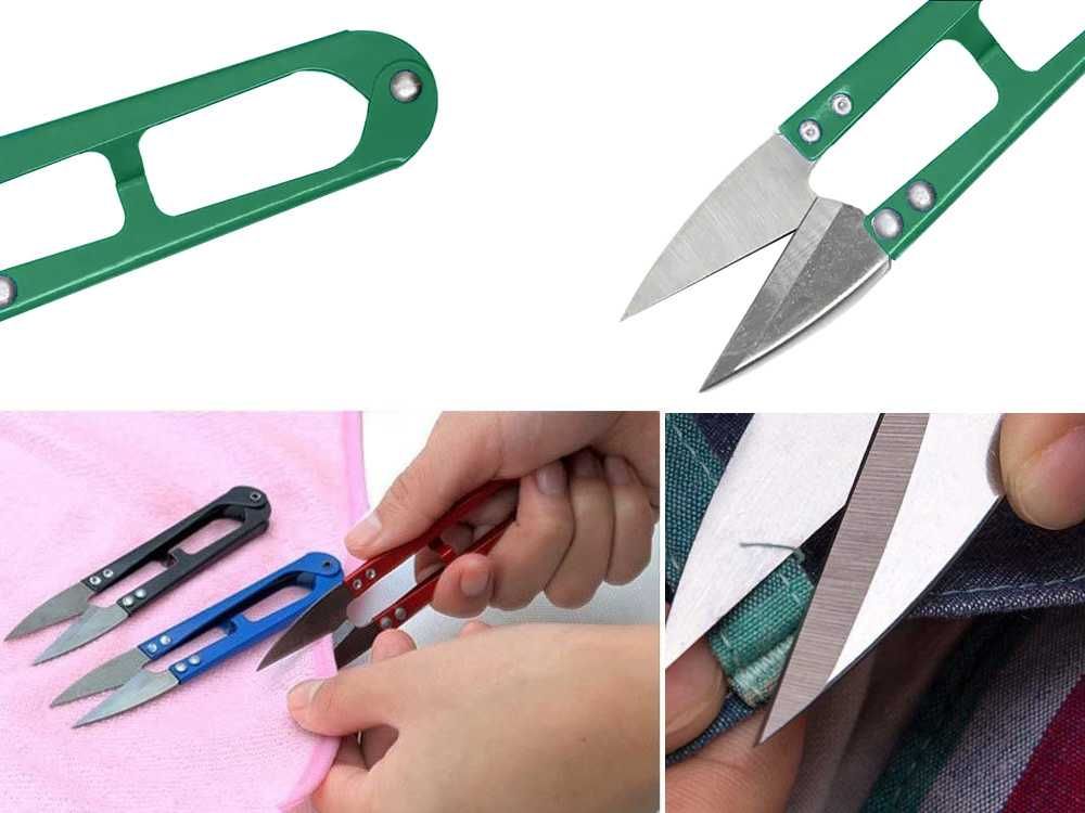 Nożyczki nożyce krawieckie obcinacz do nici 4cm 5 sztuk