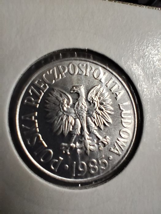 50 gr 1985r proof like rarytas bardzo rzadka moneta prl.