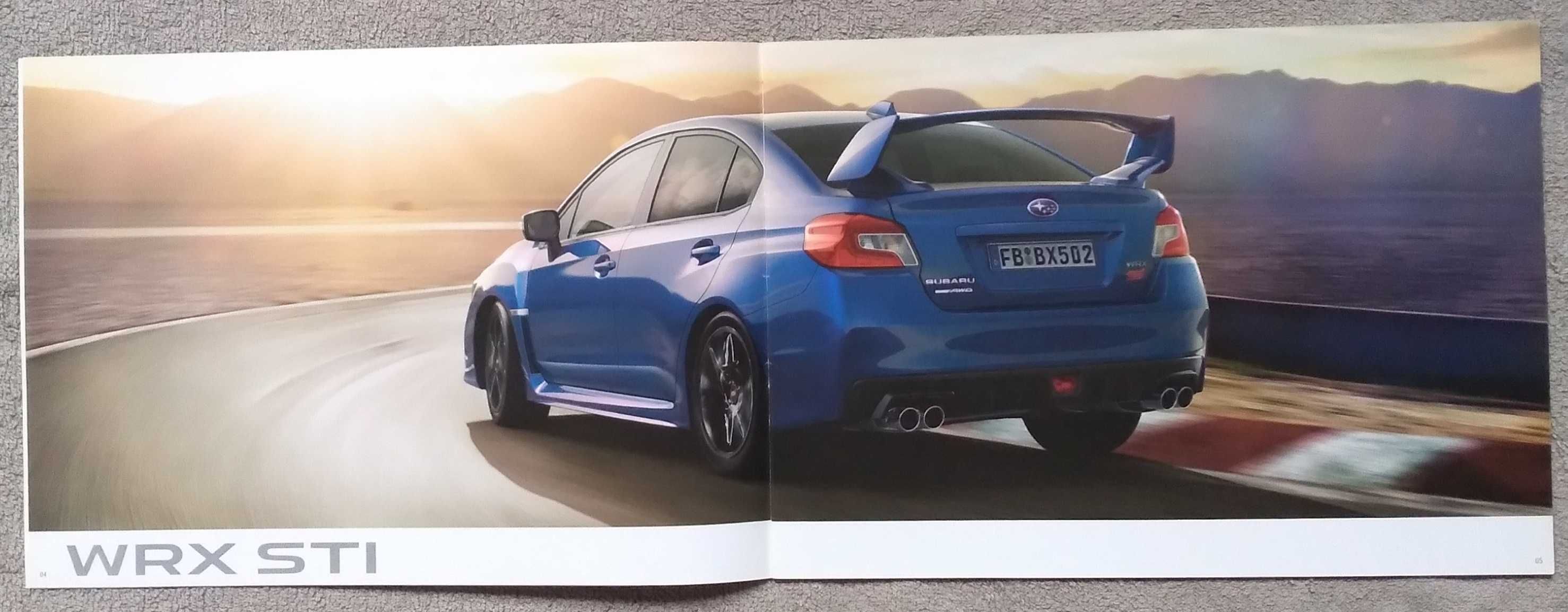 Prospekt  Subaru WRX STI