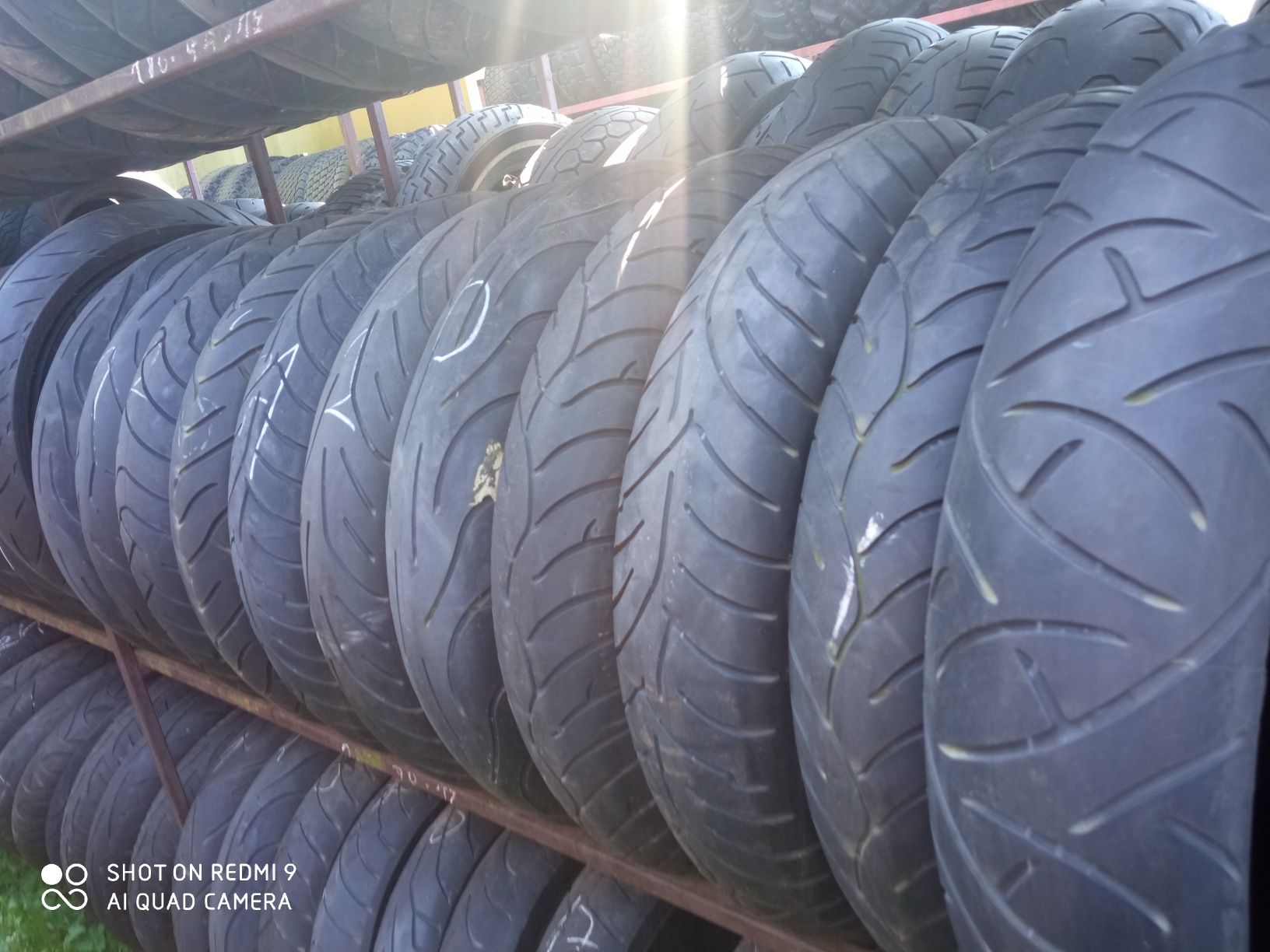 120/70R17 Opony używane do motocykli