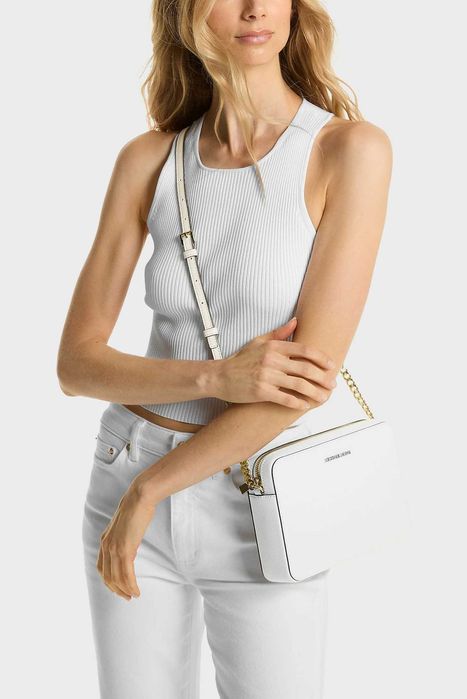 Женская кожаная сумка Michael Kors jet set