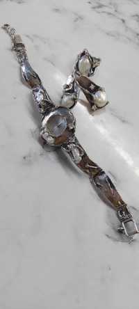 Продам серебрянные часы, серьги и кольцо (925).