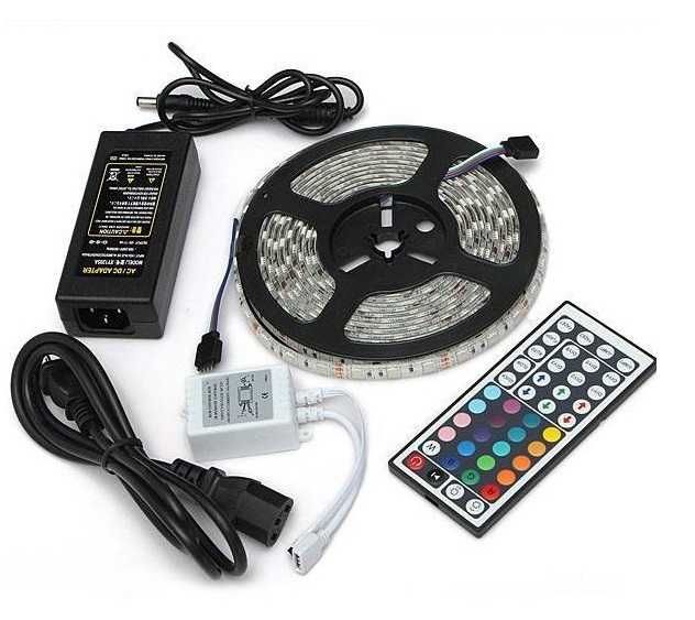 Zestaw taśma LED RGB + pilot