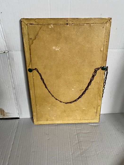 Quadro antigo com poema