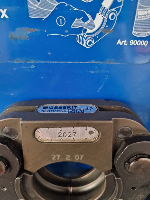 Zestaw Geberit M42-M54 Novopress Mapress Ridgid Hilti Rothenberger