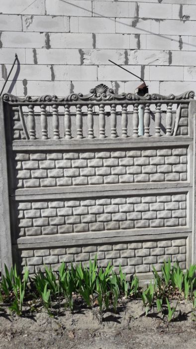 Ж/Б забор, эвро забор, бетонний паркан, бетонный забор