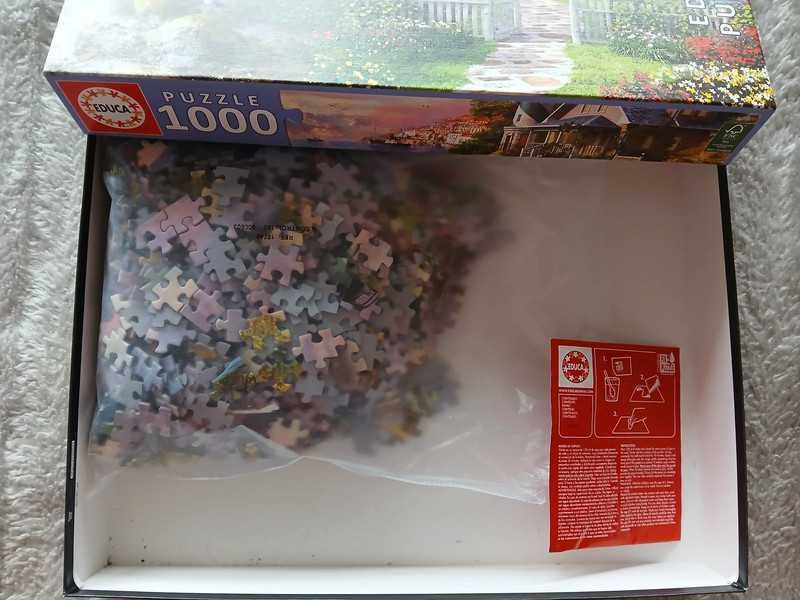 Puzzle Educa Lighthouse em Rock Bay 1000 Peças