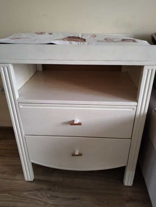 Komoda drewniana do przewijania, przewijak