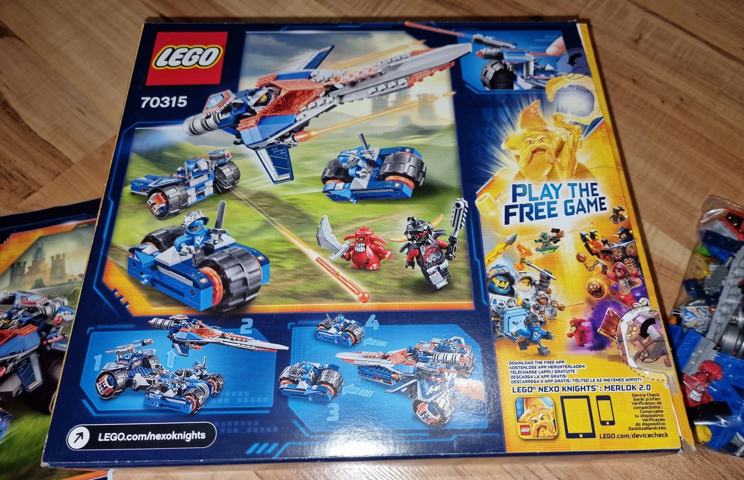 Klocki LEGO Nexo Knights Pojazd Claya 70315