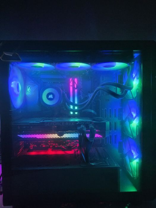 Komputer Gamingowy Ryzen 7 7800X3D, Rtx + monitor