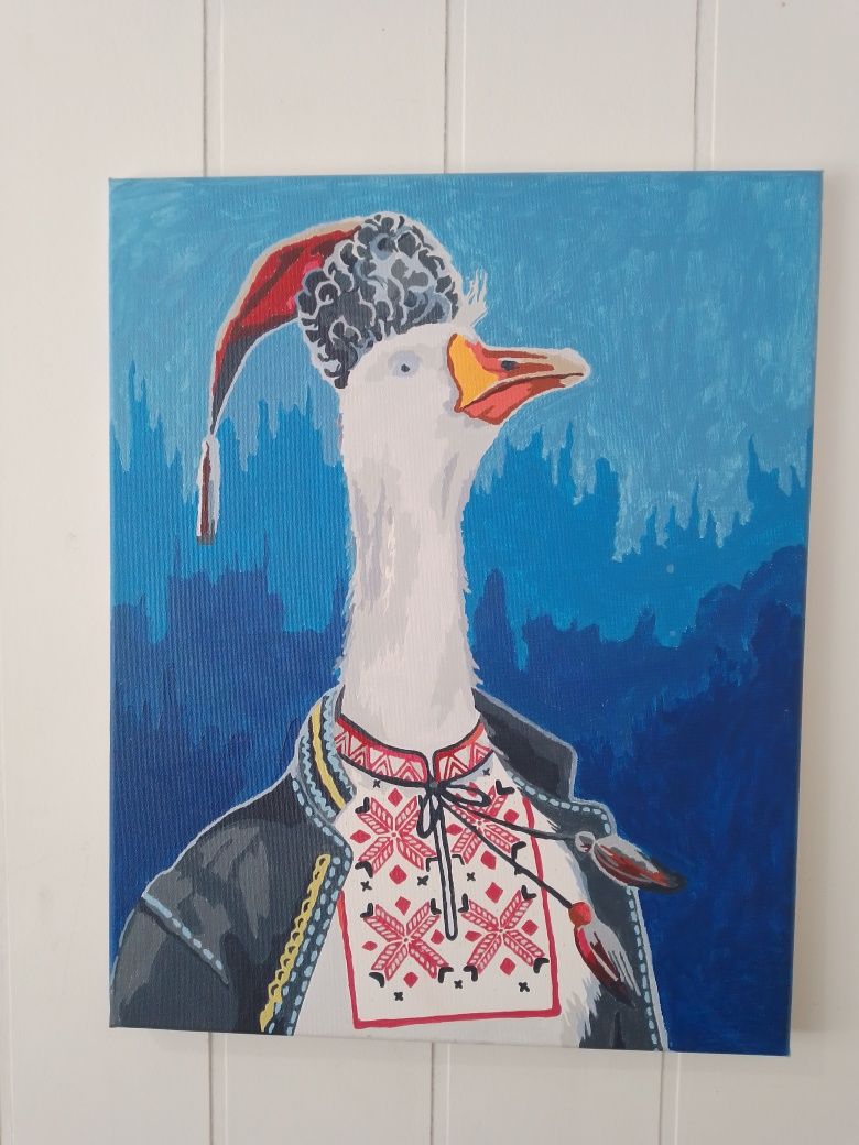 Продам картину "Украинский гусак" 50×40см
