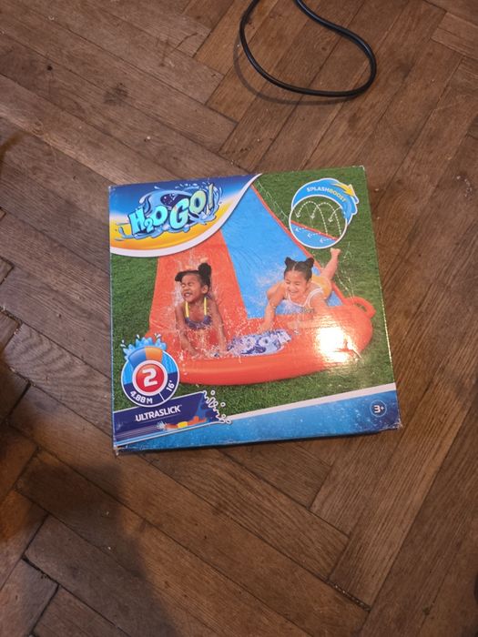 Nowa zjeżdżalnia wodna Bestway H2O GO! – 4,88 m (Single Slide)