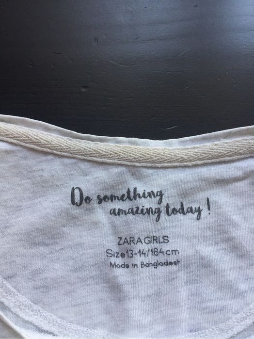 T-shirt dziewczecy Zara Girl