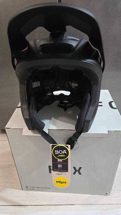 Kask rowerowy FOX Dropframe Pro black rozmiar S 51-55 cm