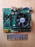 Материнская плата s1155 Fujitsu D2990-a1 с i3-2100 и кулер.
