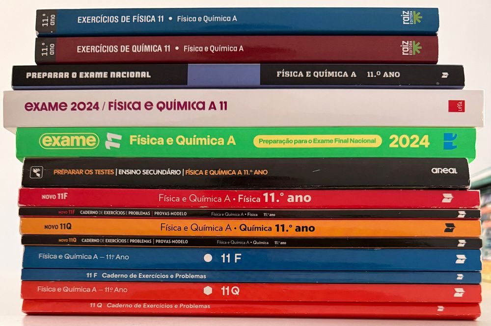 Livros de Física e Química 11º ano