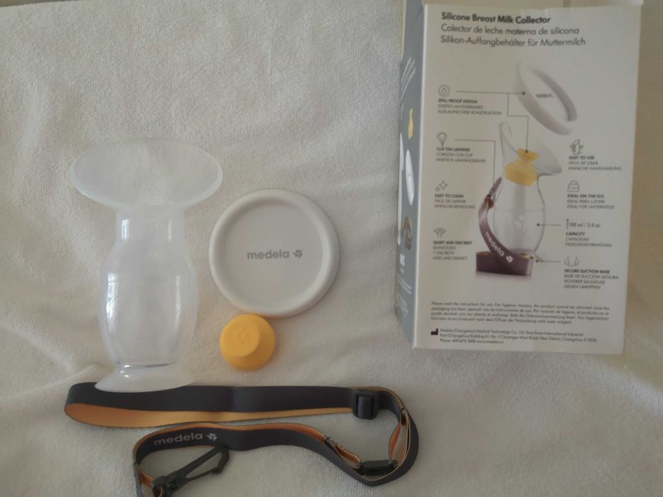 Copo colector de leite materno medela