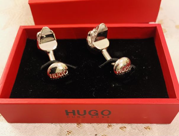 Botões de punho HUGO (Hugo Boss) novos na caixa original