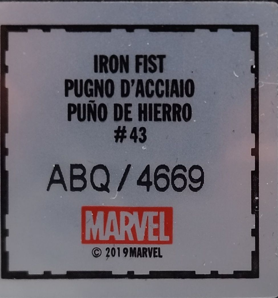 Figurka Marvel klasyczna Iron  Fist #43 ok 8 cm figurka