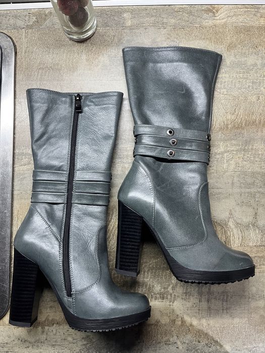Чоботи демісезон 36 розмір, шкіряні