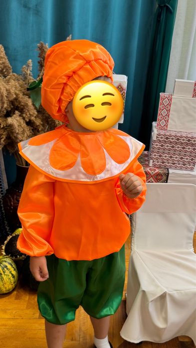 Маскарадний костюм Апельсин розмір (110-120)