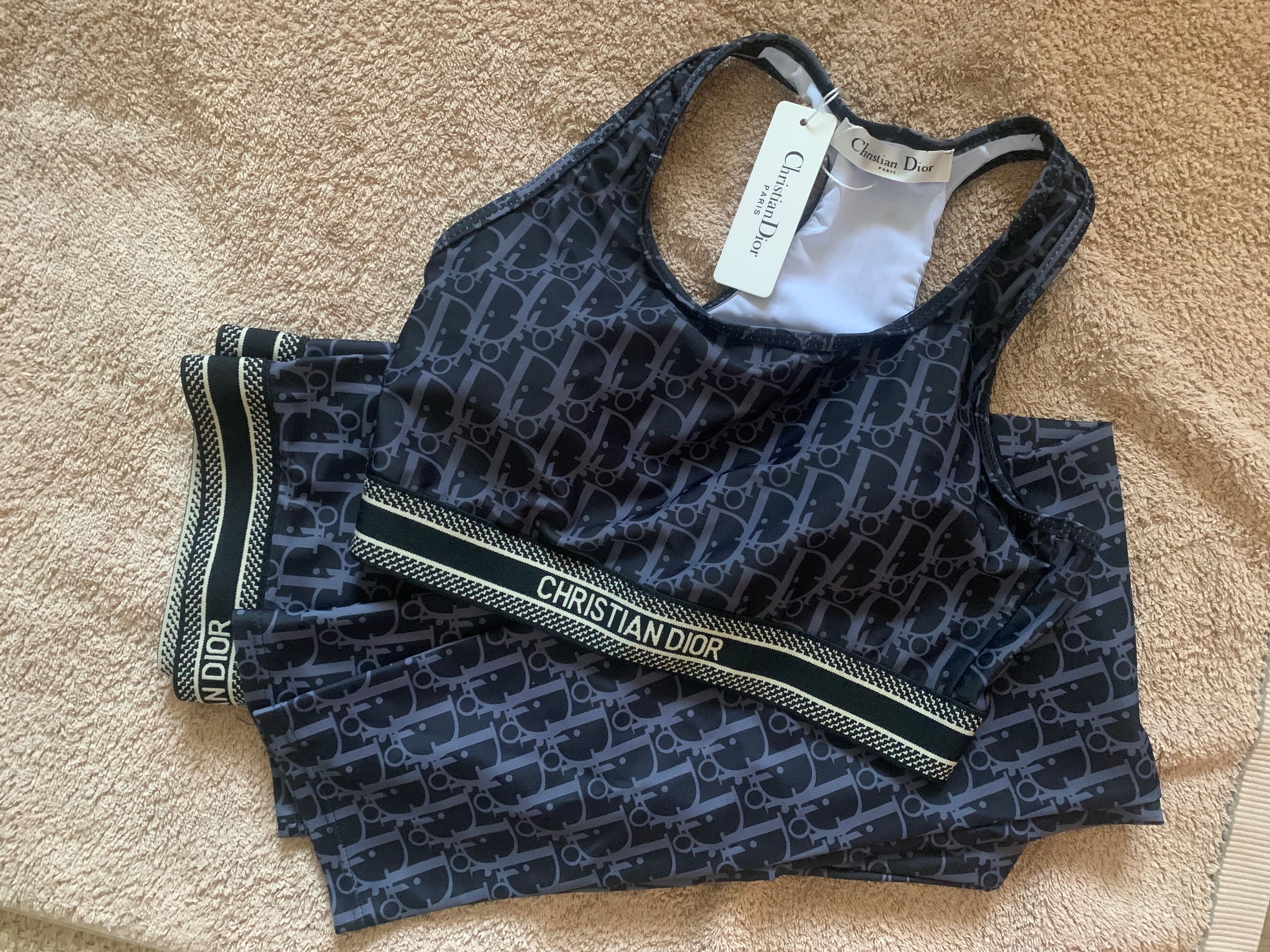 Komplet top i legginsy dior