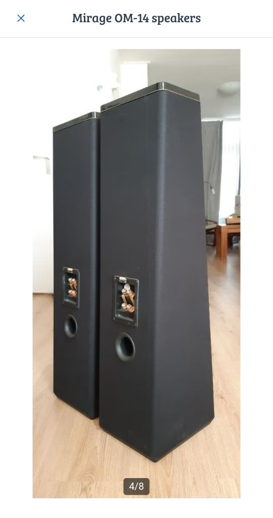 Mirage OM-14 Omnipolar trapezoidal 4 drivers 2 vias - 1997