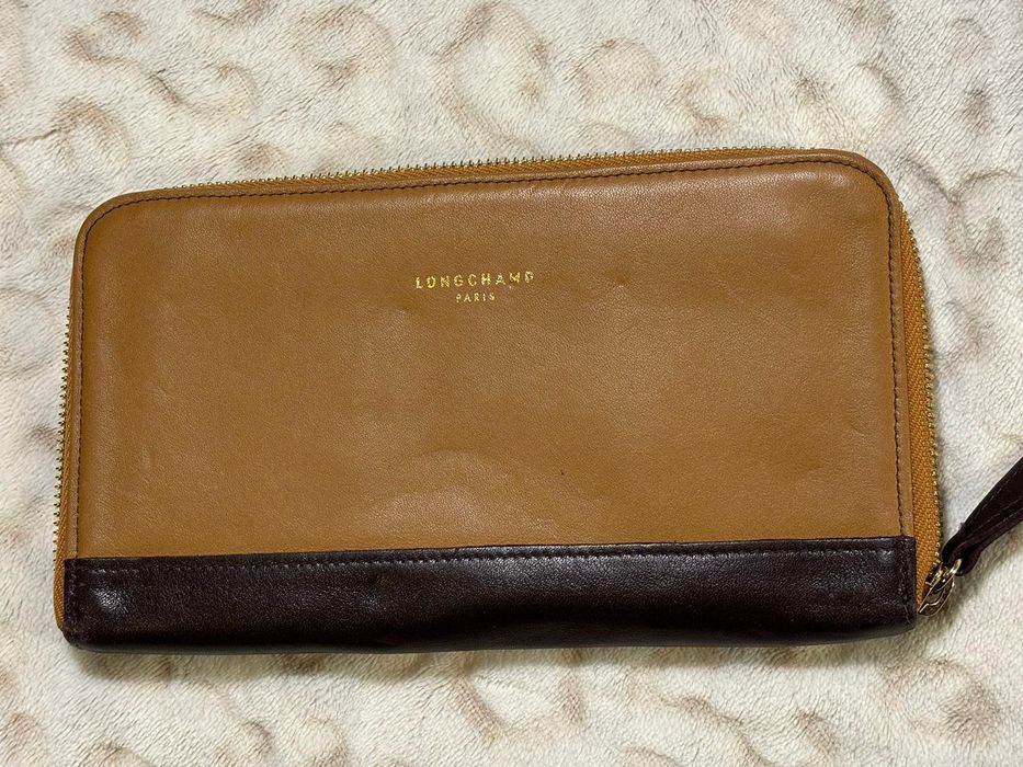 Carteira em pele Longchamp senhora