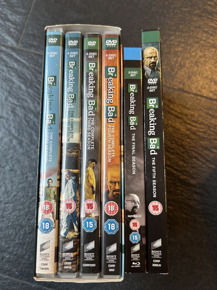 Breaking bad sezony 1-6, DVD