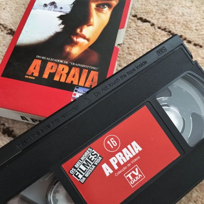 Filme VHS Cassette - A Praia, 2000