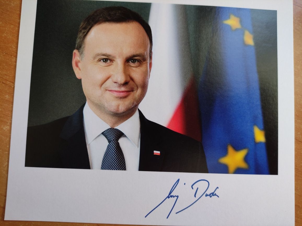 Autograf, podpis - Andrzej Duda Polityka PL Kolekcja Prezydent RP