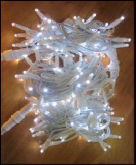 Séries luzes Natal LED 20 metros, 2 x 10m, extensíveis