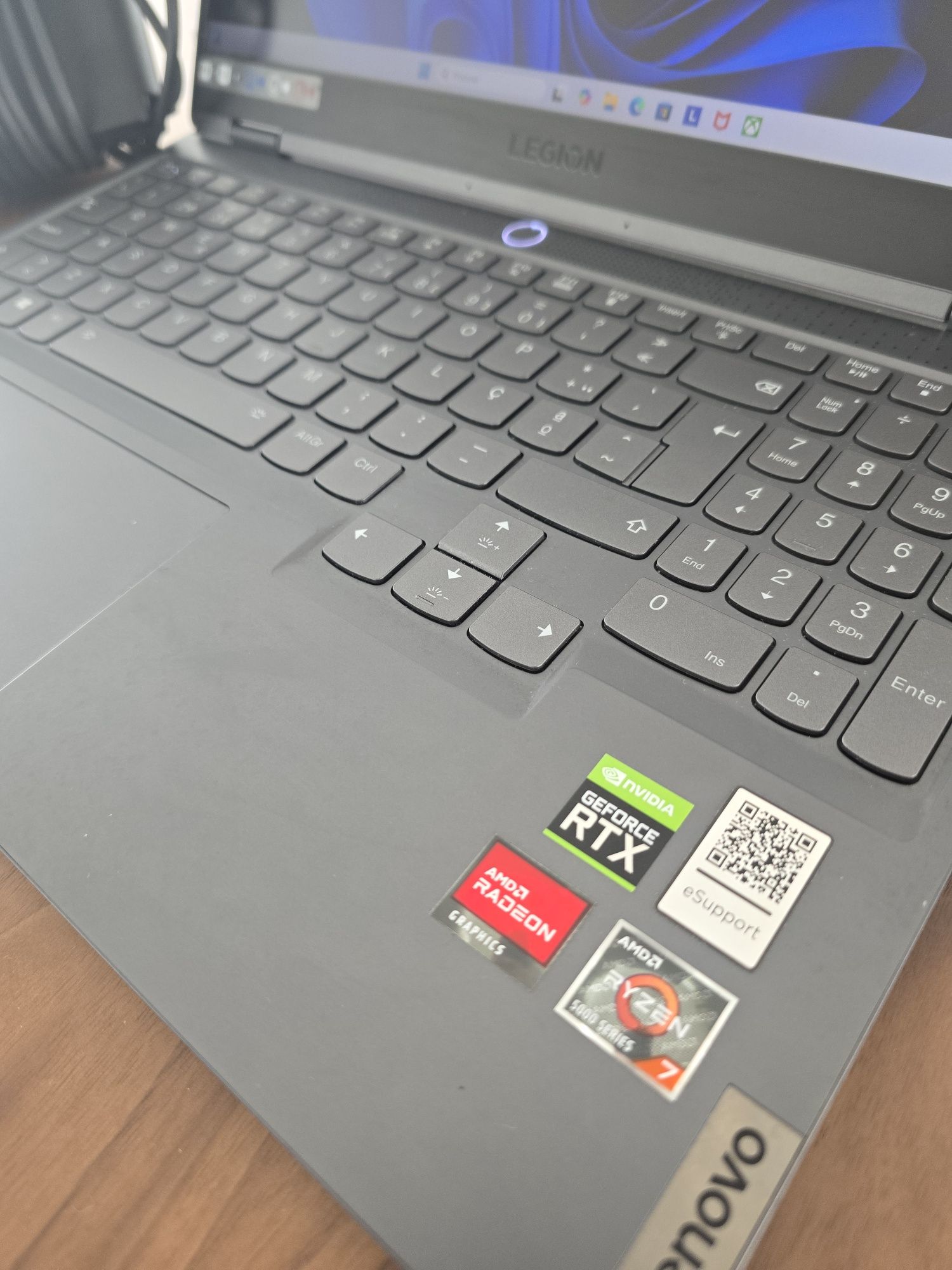 Lenovo Legion 5 RTX 3060 Ryzen 7 NOVO. Troca/retoma. Fatura, garantia