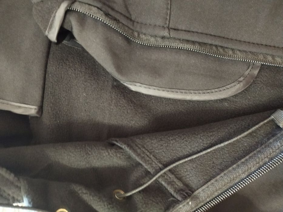 Штани тактичні на флісі чорні чоловічі